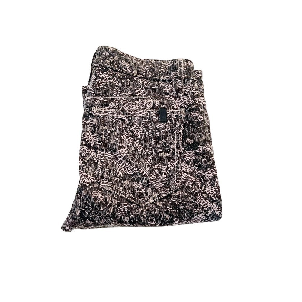Joe's Chantilly Lace Print Blush Patterned Skinny Denim Jeans SZ26